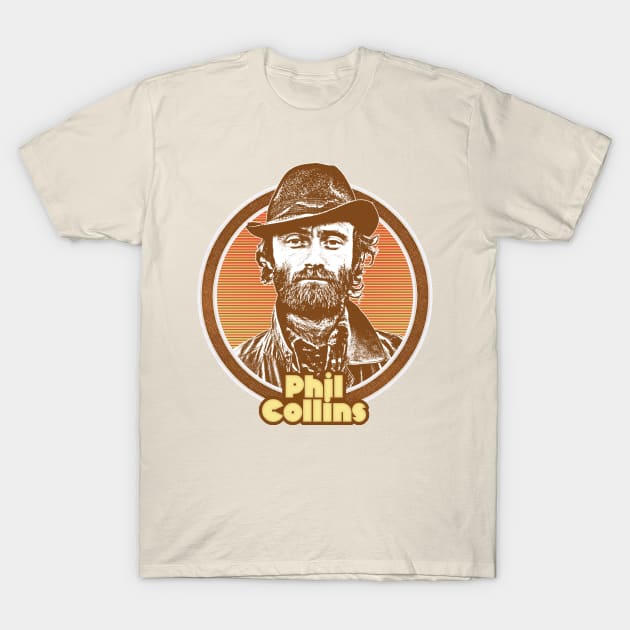 Phil Collins /// Retro 80s Fan Design T-Shirt by DankFutura